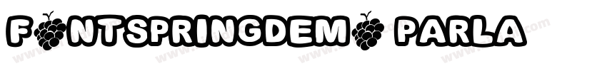 FONTSPRINGDEMO Parla字体转换